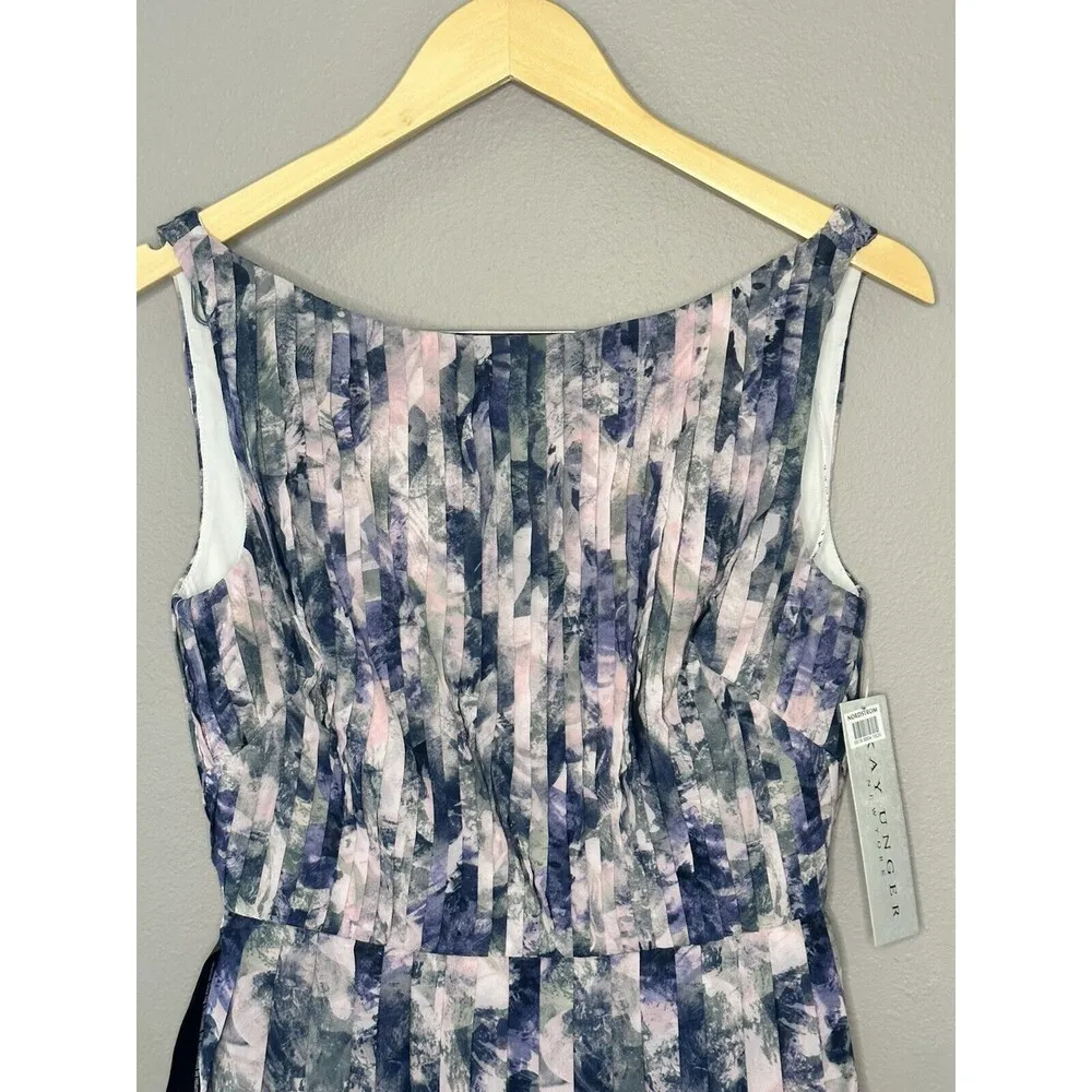 Kay Unger New York Womens Luisa Floral Long Summer Maxi Dress Gown Sz 2 - Image 3