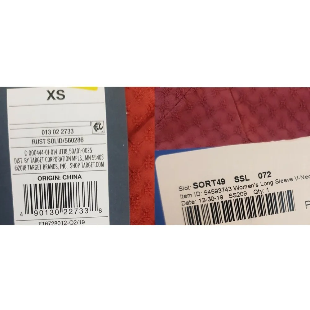 Universal Thread Size XS Womens Long Sleeve Ruffle Peasant Boho Blouse Fall  NWT - Image 9