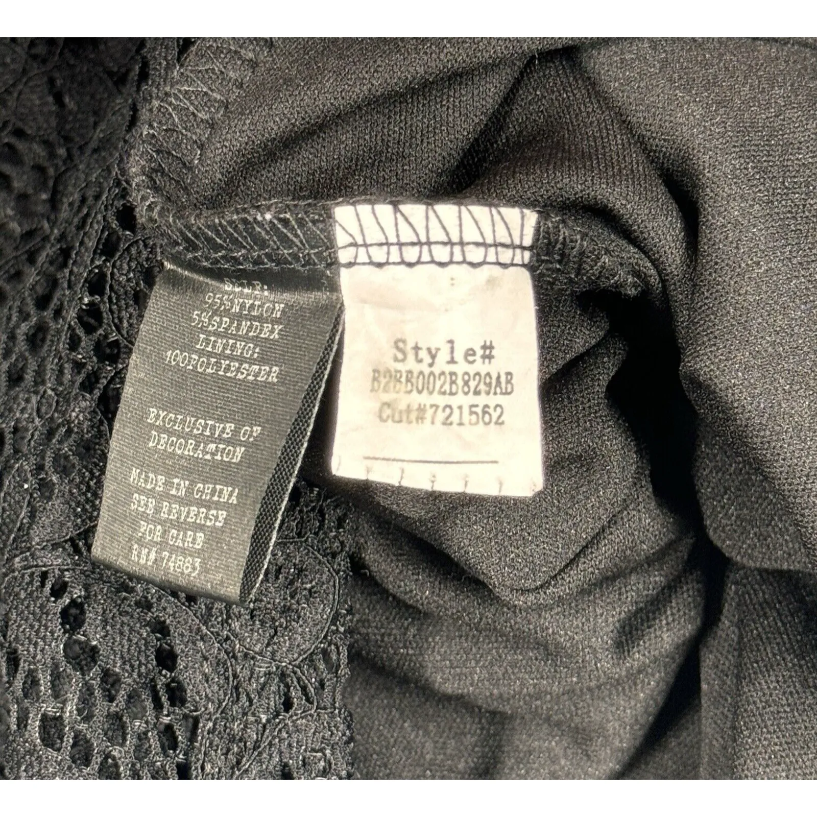 Adiva Shirt Womens Medium Black Lace Blouse Neutral Feminine Gothic Witchy Fairy - Image 8