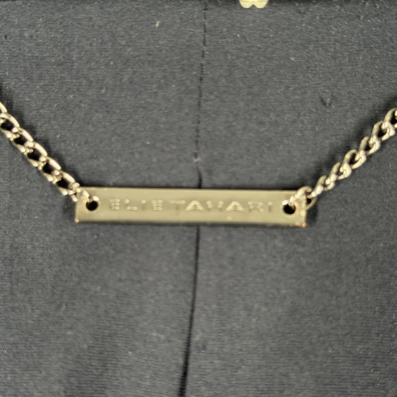 Elie‎ Tahari Blazer Women Clasp Front Career Cropped Jacket Blue Gray Size 10 - Image 7