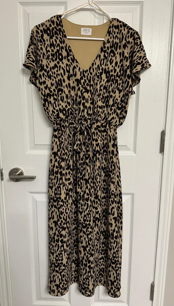 Sienna Sky Animal Print Maxi Dress - Image 2