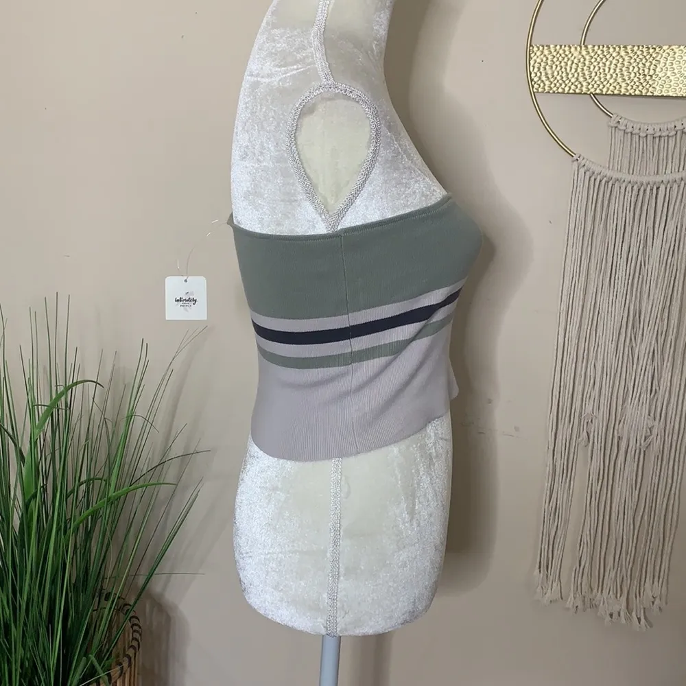 nwt // free people coco bandeau stripe ribbed top - Image 75