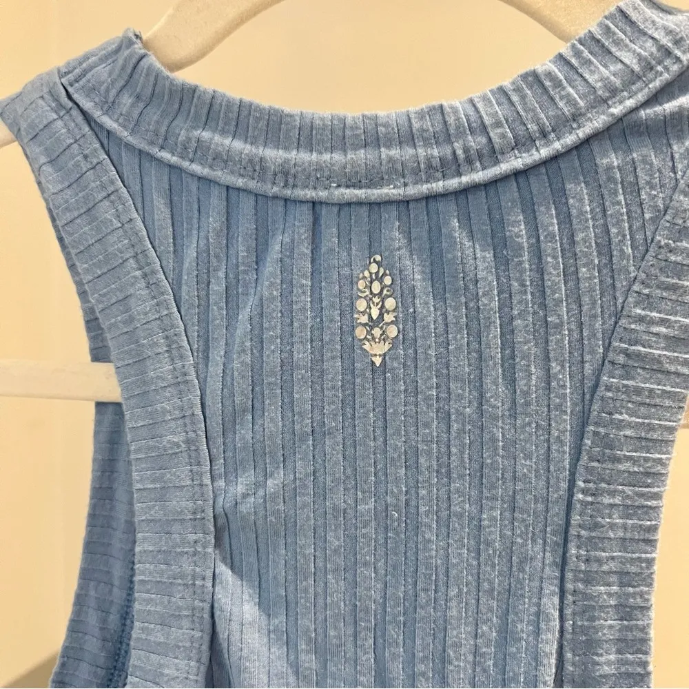 FP Movement Periwinkle Ribbed Tank Top - Image 4