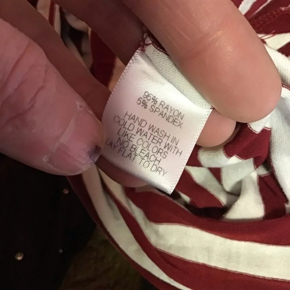 Sexy red n white striped tank top - Image 4