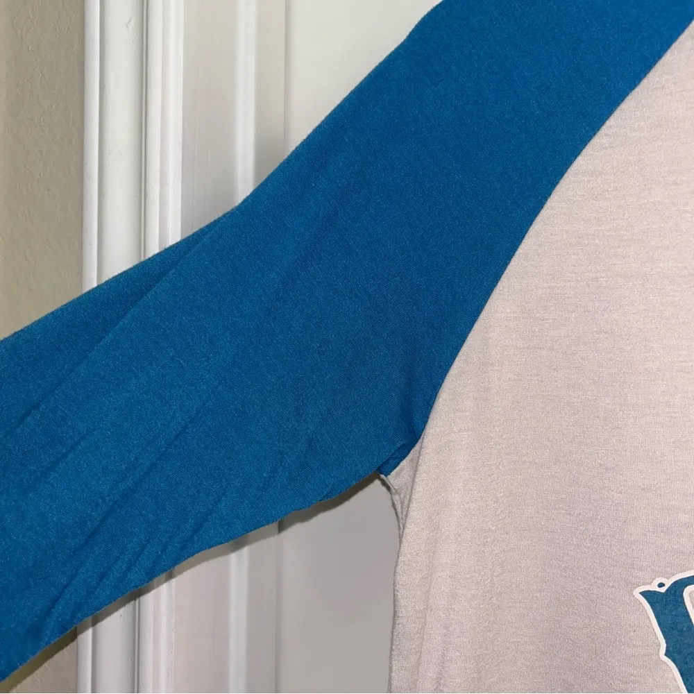 Wanderer by Southern Grace Raised on country music, baseball Tee women M - Image 4