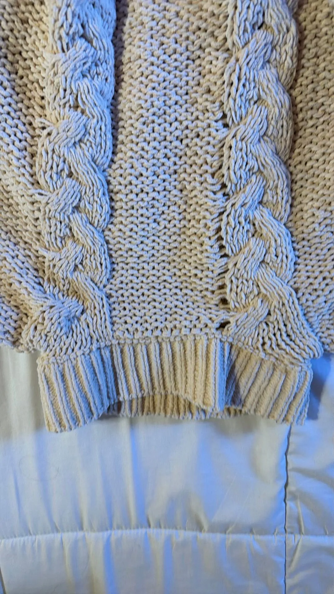 Beige simply southern turtleneck sweater - Image 2