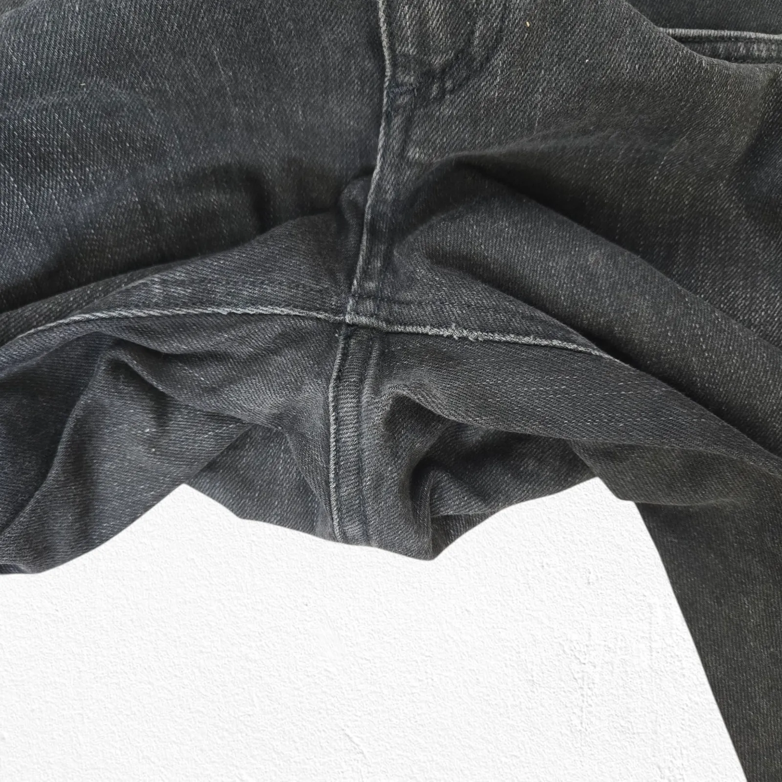 Rag & Bone Distressed Black Skinny Jeans Rock With Holes Mid Rise 29 USA Made - Image 7