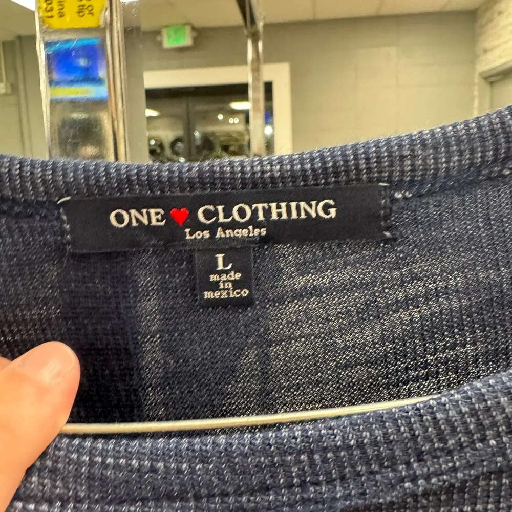 One Clothing Deep Blue Knit Top - Image 3