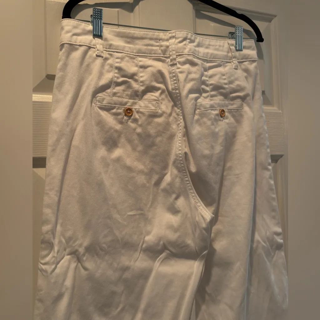 Anthropologie Pintucked Chino pants Excellent condition. Worn once. Size 8 - Image 11