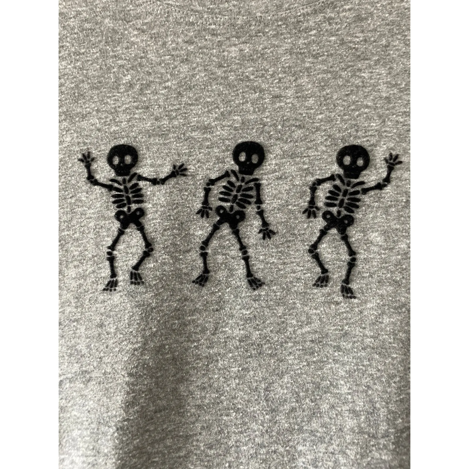 C & C California Gray Short Sleeve T Shirt Skeletons Size‎ XS - Image 2