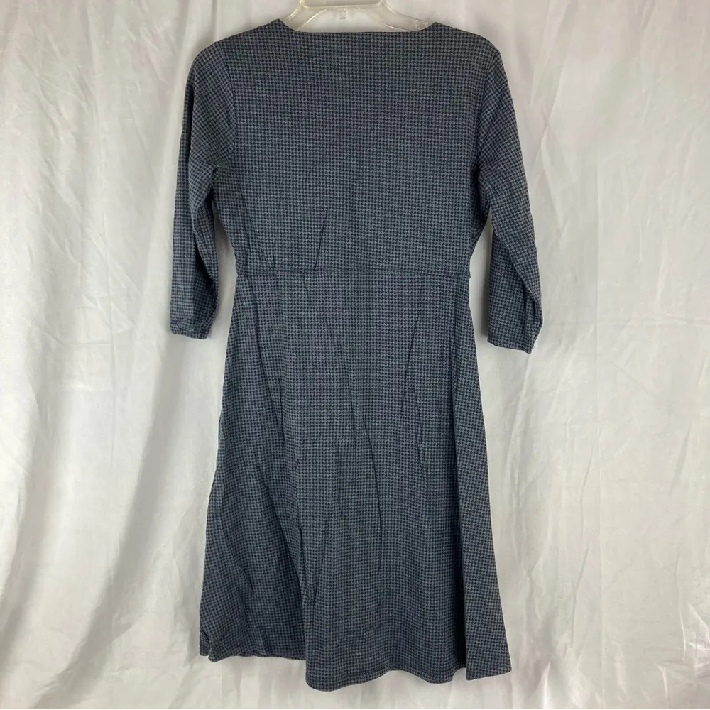 Toad & Co Rosalinda II Blue Houndstooth V - Image 2