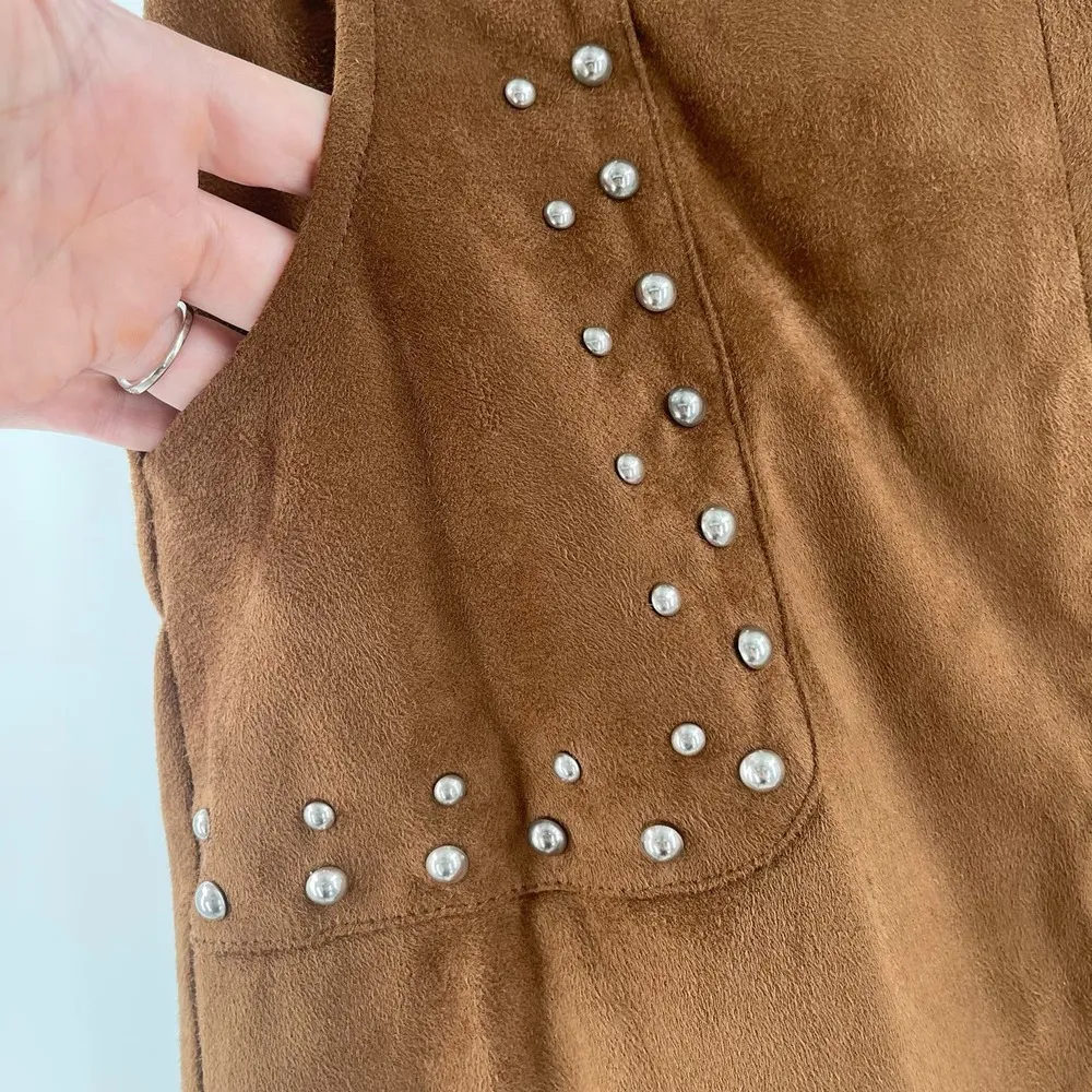 BB DAKOTA Skirt Size 0 Faux Suede Steve Madden Country Western Cowgirl Cowboy - Image 10