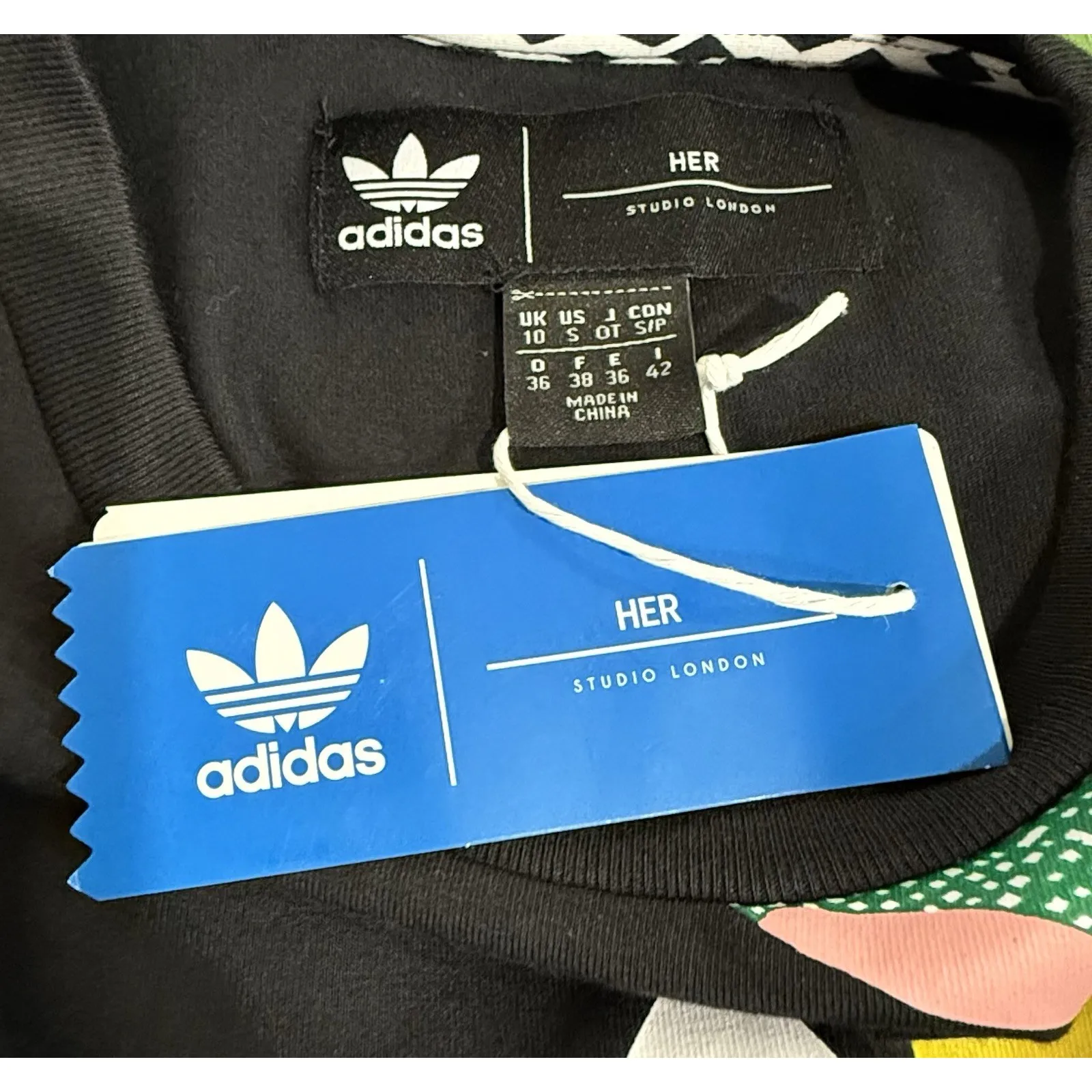 NWT adidas OriginalsWomen's HER‎ Studio London T-Shirt Floral Mini Dress Smal - Image 6