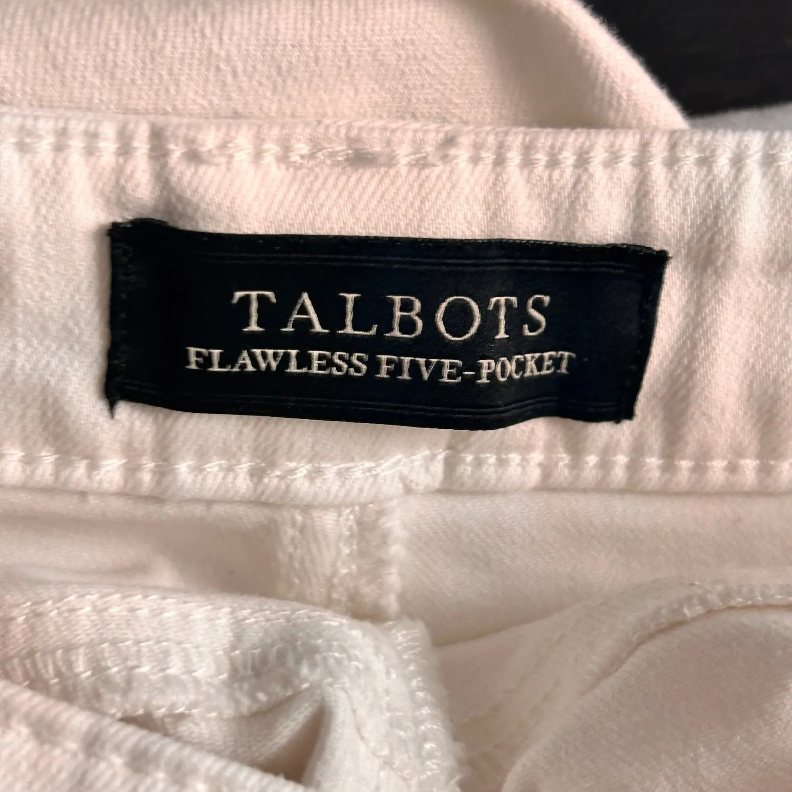 Talbots Crop Jeans White 8 - Image 6