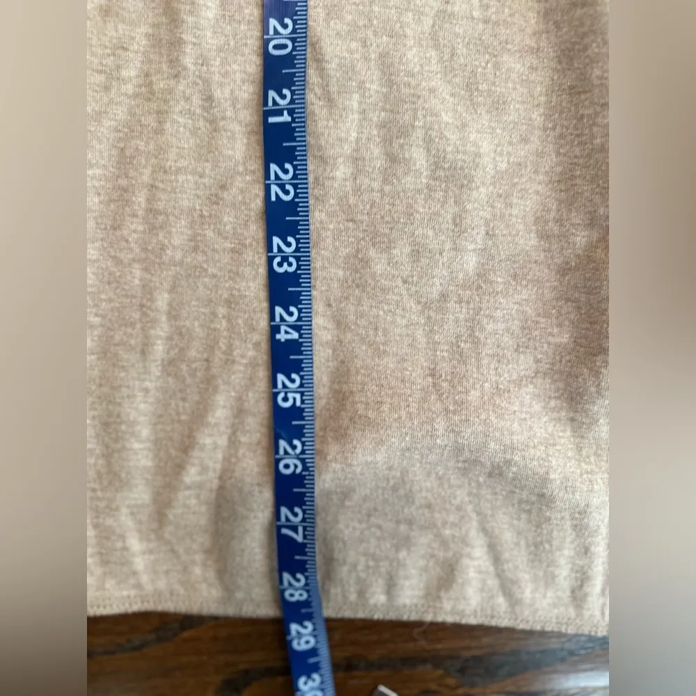 Hot Cotton Lagenlook button up Beige Long Sleeve Shirt with Pocket Large C0841 - Image 5