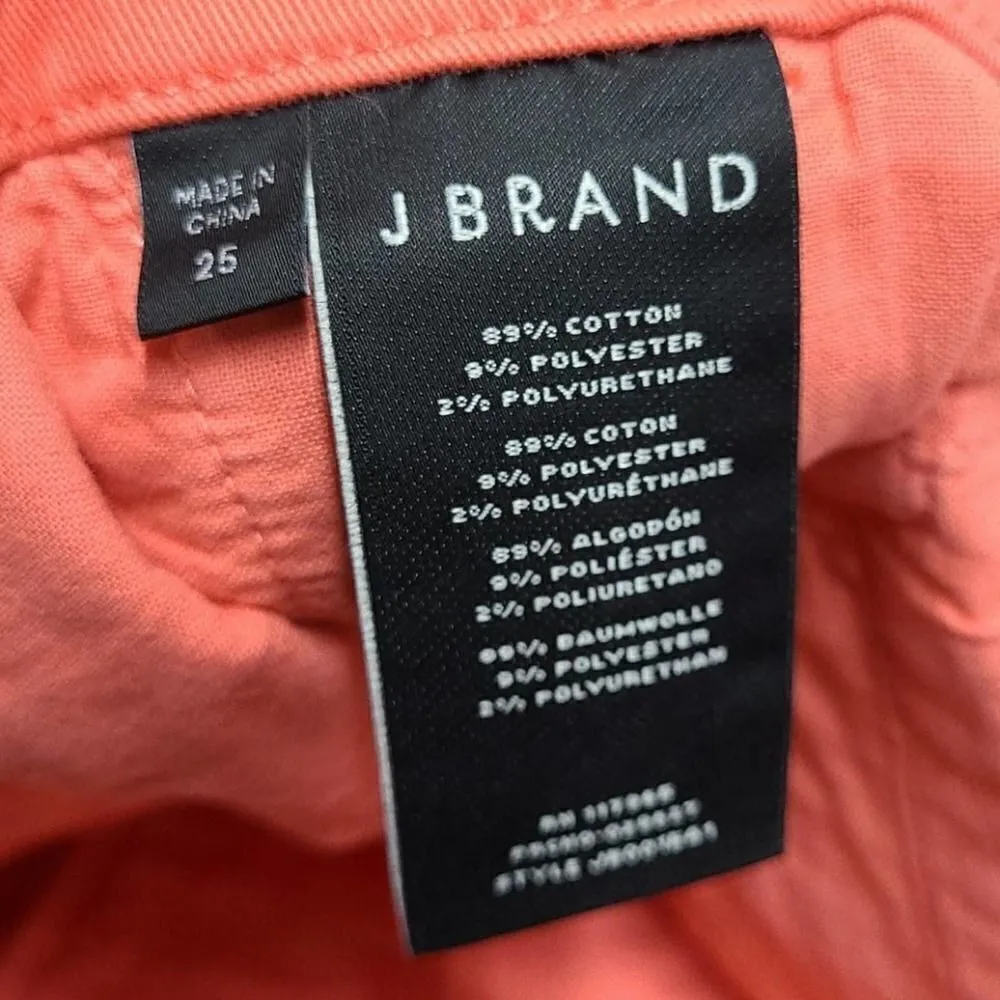 J Brand‎ Ankle Jean Orange Pants Size 25 - Image 5