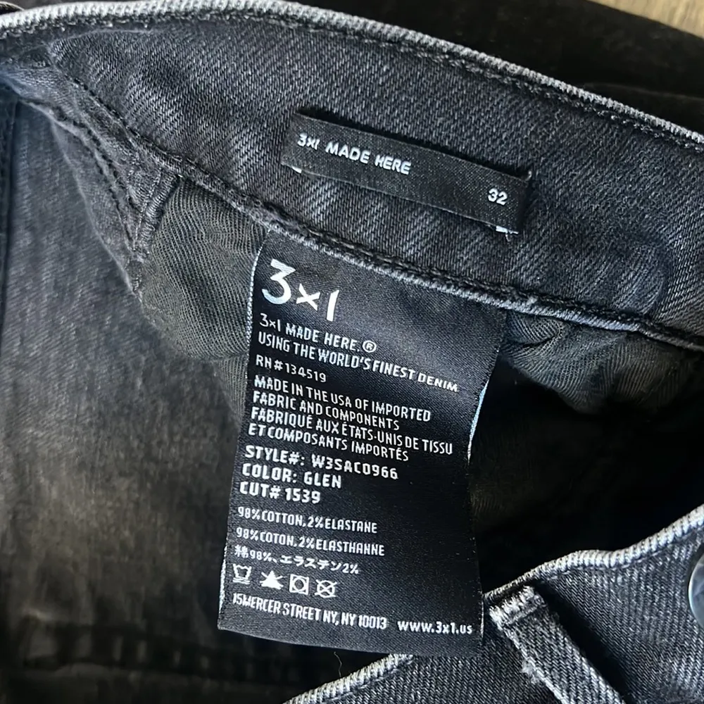 Women’s 3x1 NYC Black Austin Crop Jeans Size 32 - Image 2