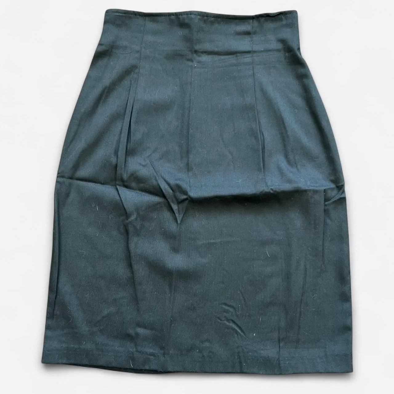 Vintage 90's Maggie Lawrence Collection Women's Black Pencil Skirt work size 6 - Image 1