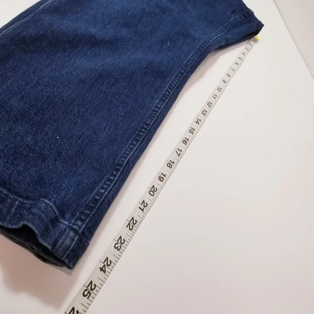 J. Crew Jeans Overall Dark Wash Denim Blue Jumpsuit - Image 9