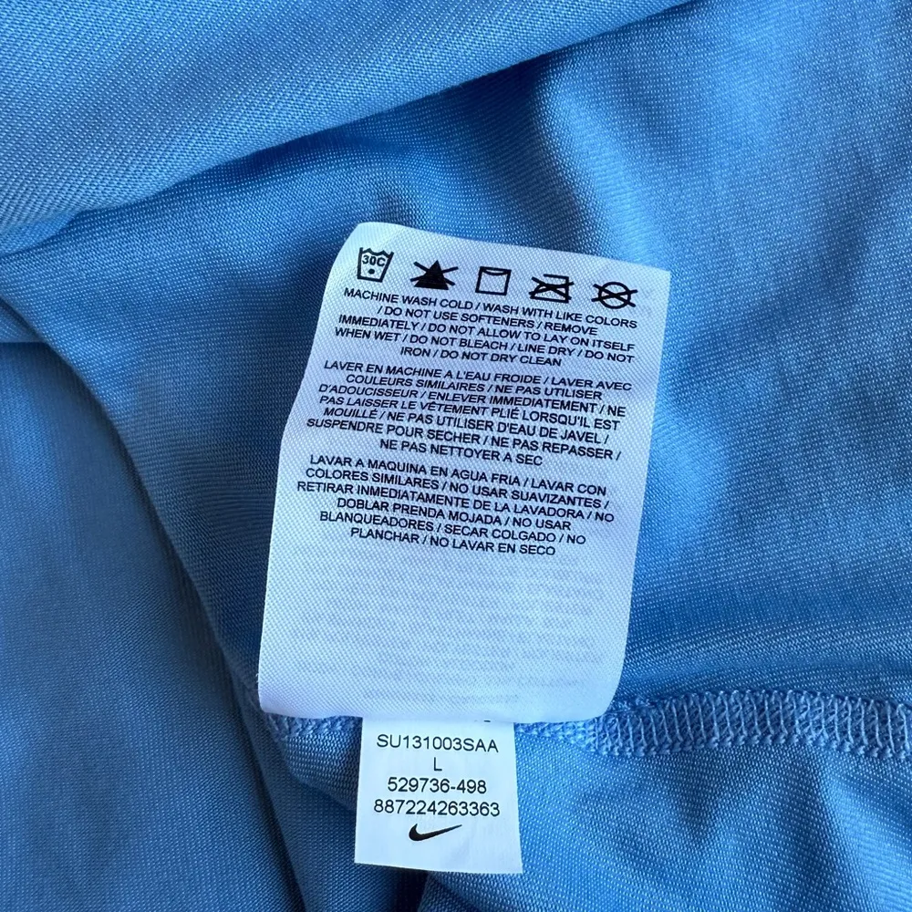 Nike Women’s Dri Fit Slim Fit Training Racerback Tank Baby Blue Size Large NWT - Image 12
