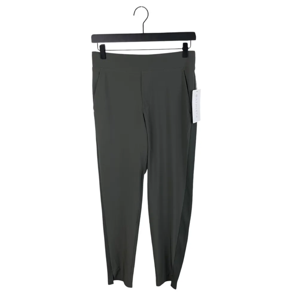 NEW Athleta Brooklyn Ankle Pant Mountain Olive Green Women's Size 0 Style 198671 - Image 2