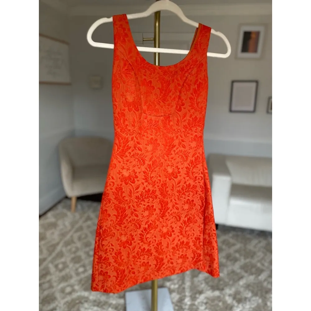 Anthropologie Mini Dress Boho Floral Summer Garden Party Wedding Spring Brunch - Image 2