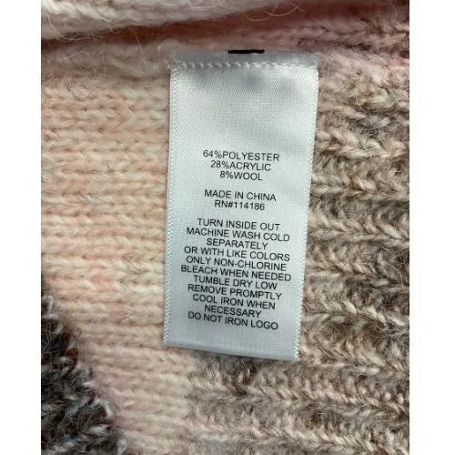 Frye Womens Size‎ Small Pampas Grass Combo Fringe Pullover Sweater Western New! - Image 12