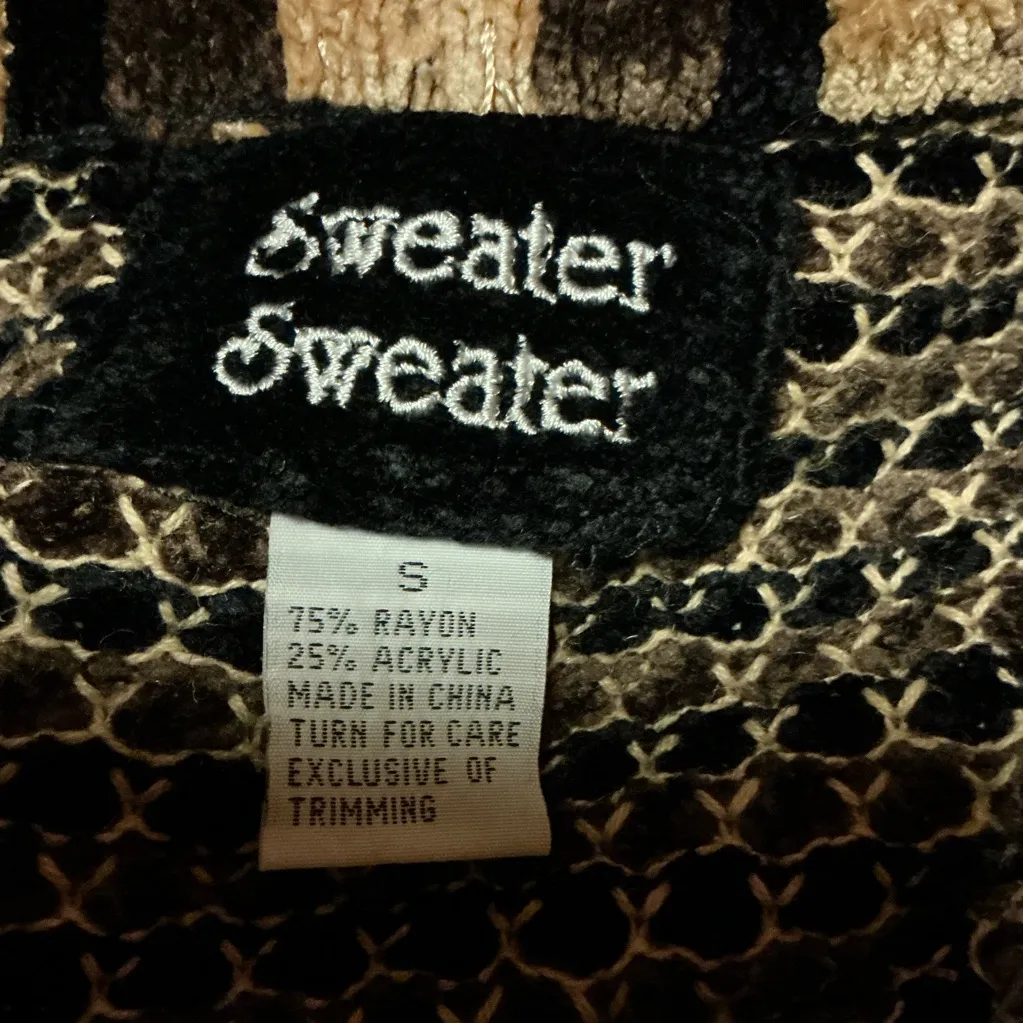 Vintage 90s Autumn Cardigan - Image 3