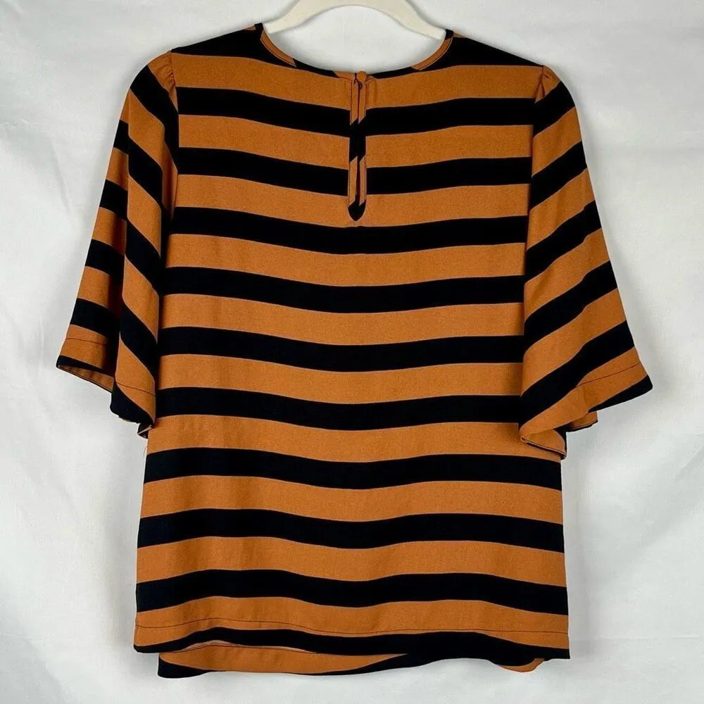 Who What Wear Striped Blouse Medium - Image 5