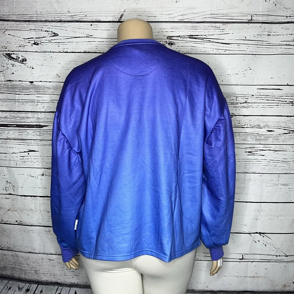 Disney Her Universe Sz 2X Cinderella Princess Castle Puff Sleeve Sweatshirt Top - Image 4