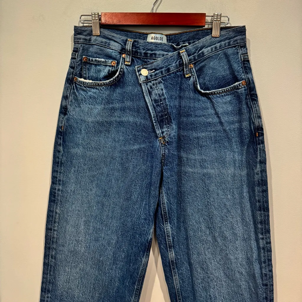 Agolde Criss Cross Upsized Jean Size 28 - Image 4