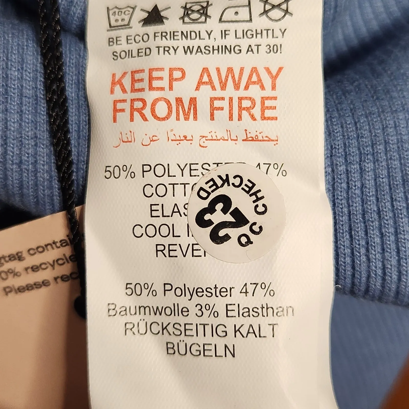 NWT Missguided Woman’s Rib Milkmaid Blue Bodysuit Size 4 - Image 6