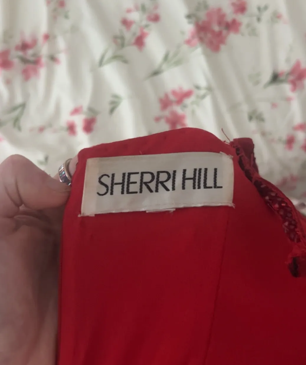 Sherri Hill Homecoming Dress Red - Image 4