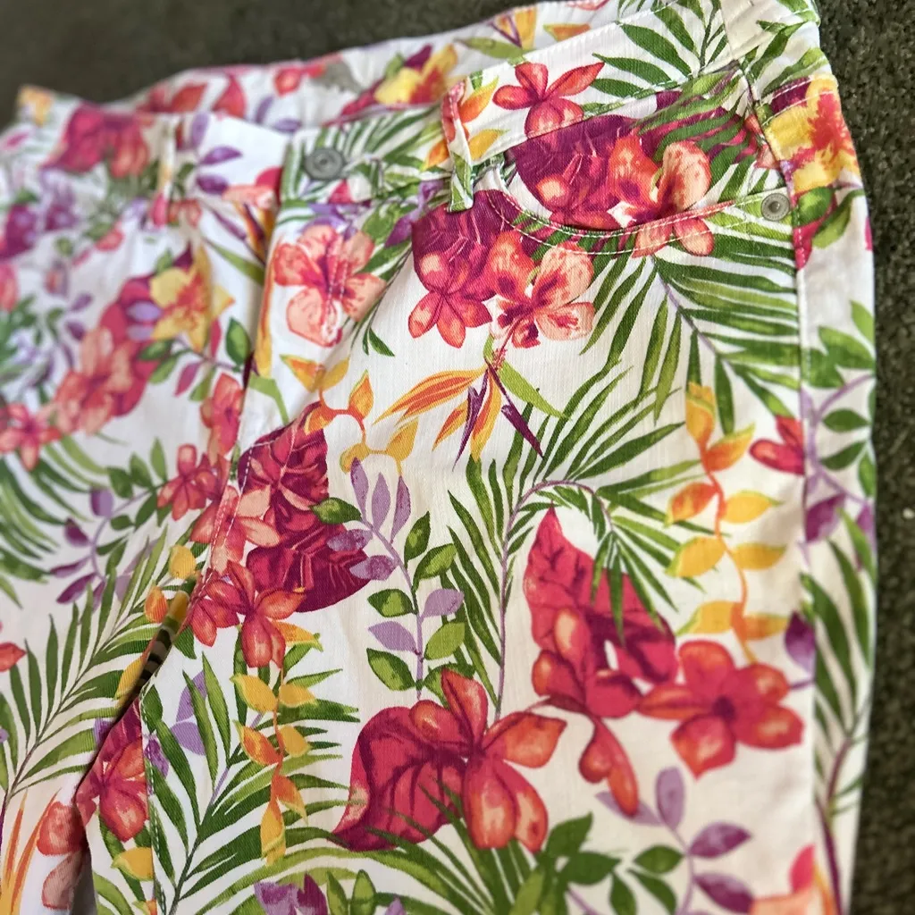 Tommy Bahama Floral Skinny Pants - Multicolor - Image 5
