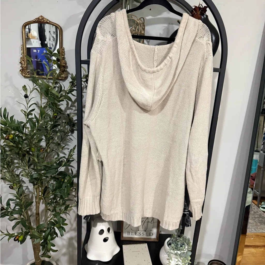 Natural Reflections Cream Cable Knit Sweater size xxl - Image 6