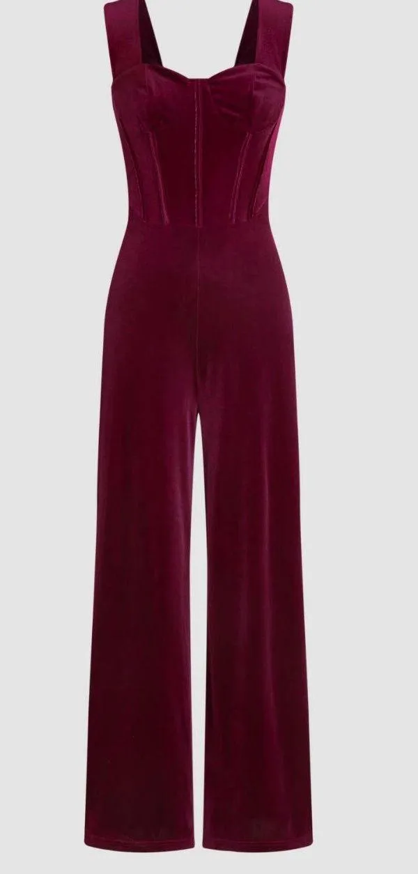 Cider Velour Jumpsuit - Image 4