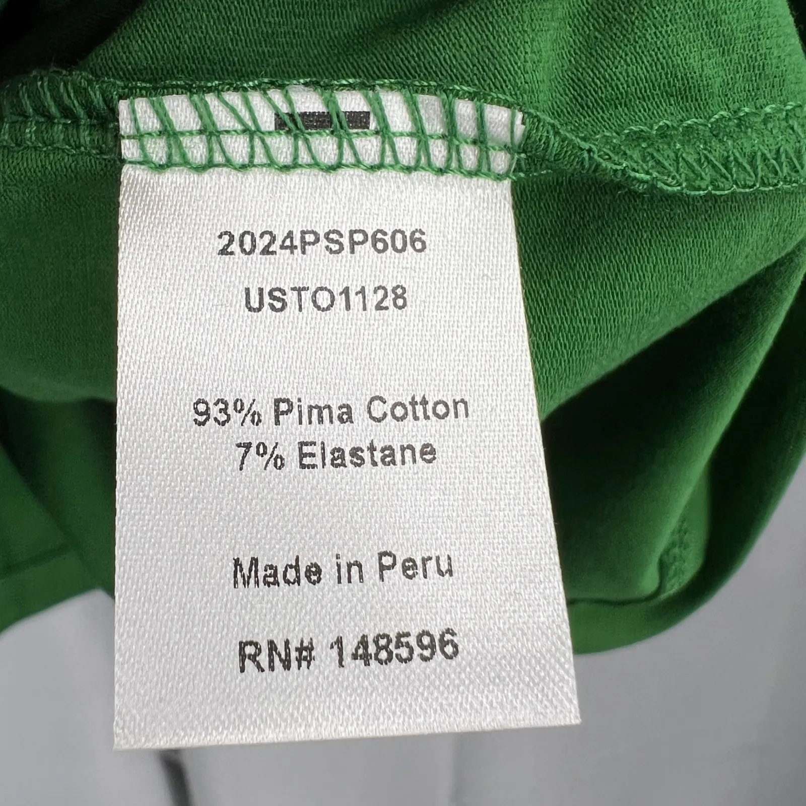 Universal Standard Green Pima Cotton Tank Top Sleeveless Size 4XS (00-0) New - Image 4