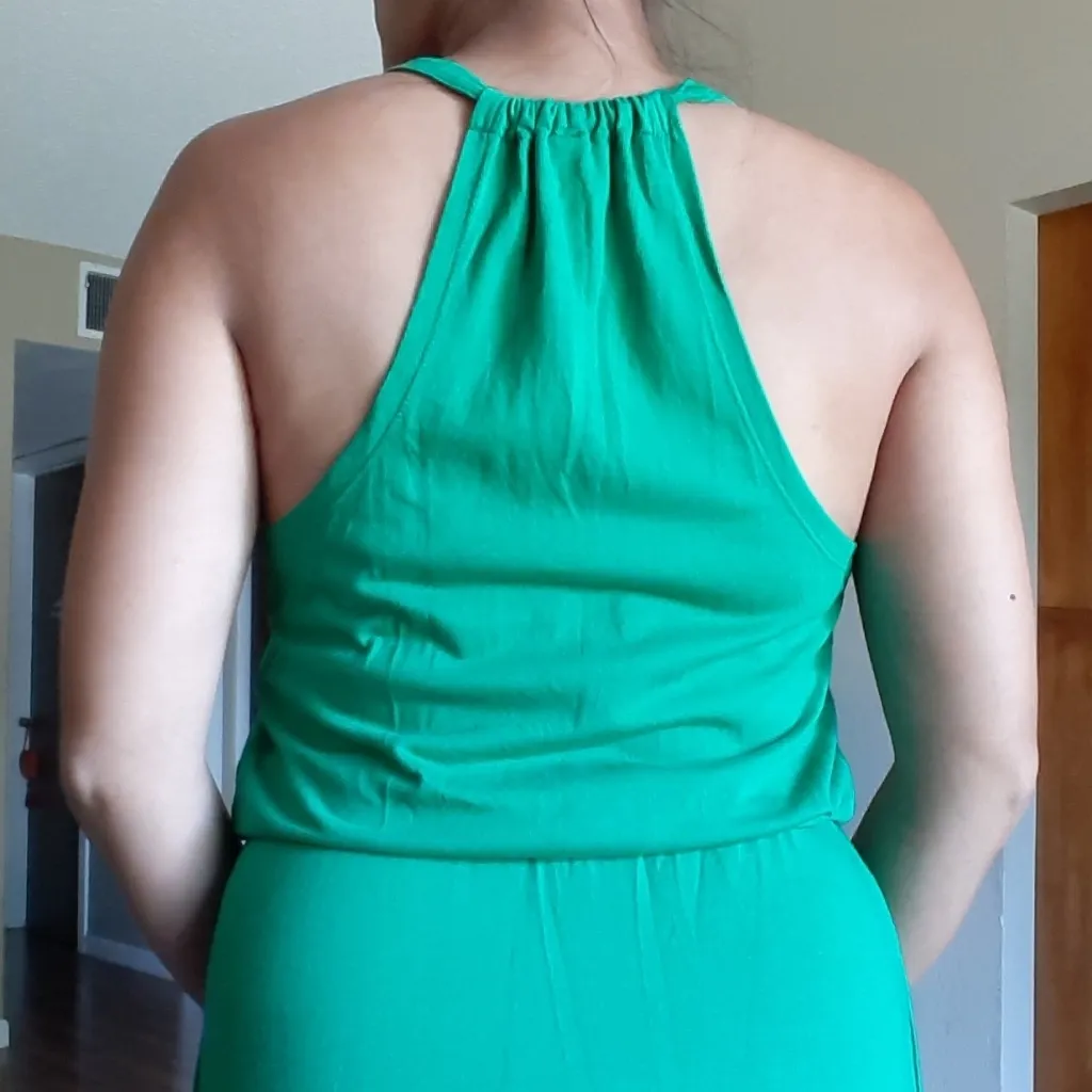 Emerald green maxi dress - Image 3