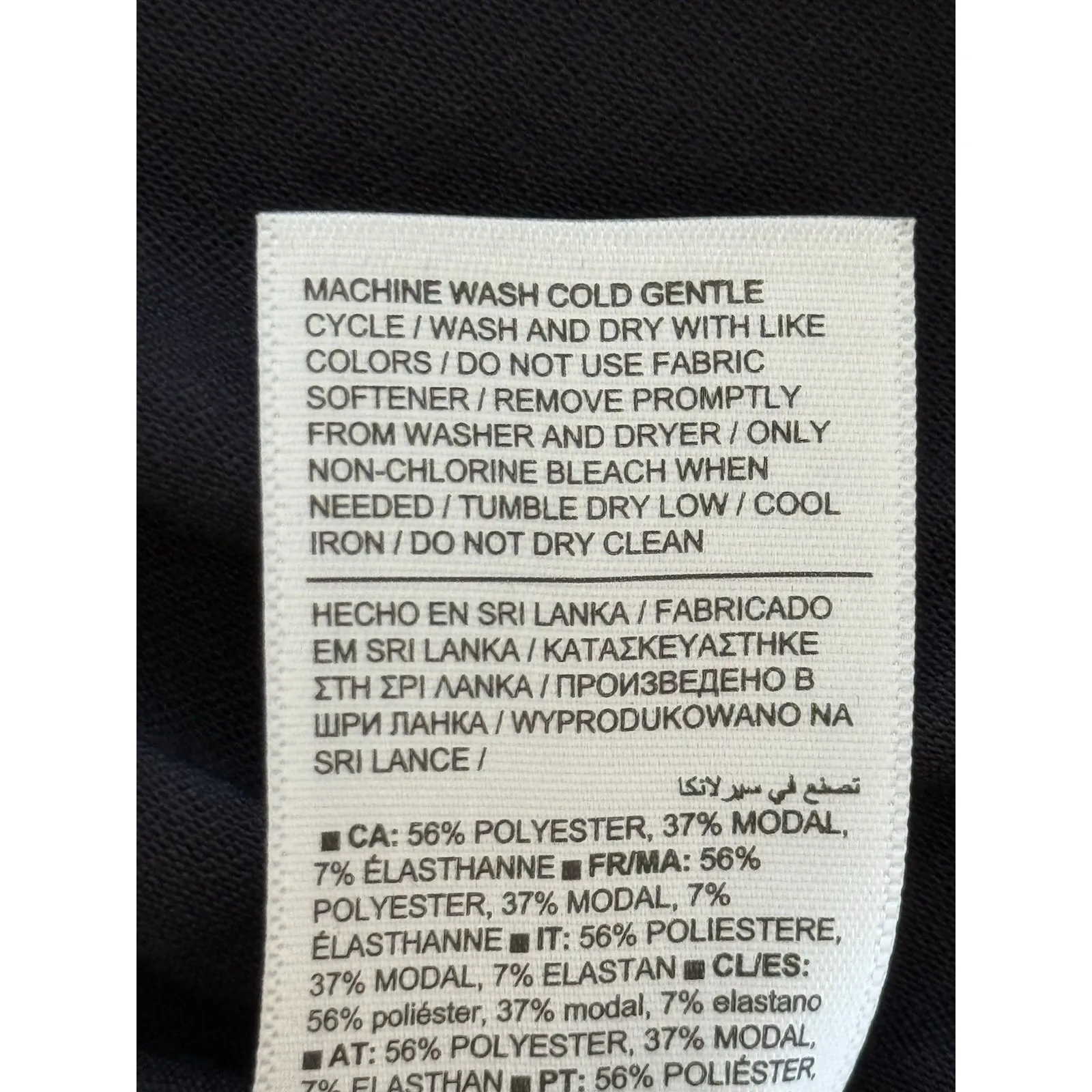 Athleta Air Out Cinch Tank Top Womens Medium Black Activewear Lounge Yoga‎ Tunic - Image 6