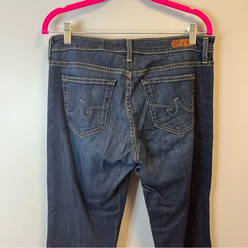 AG Adriano Goldschmied Jeans Jessie Curvy Boot Fit Medium Dark Wash Sz 30R EUC - Image 8