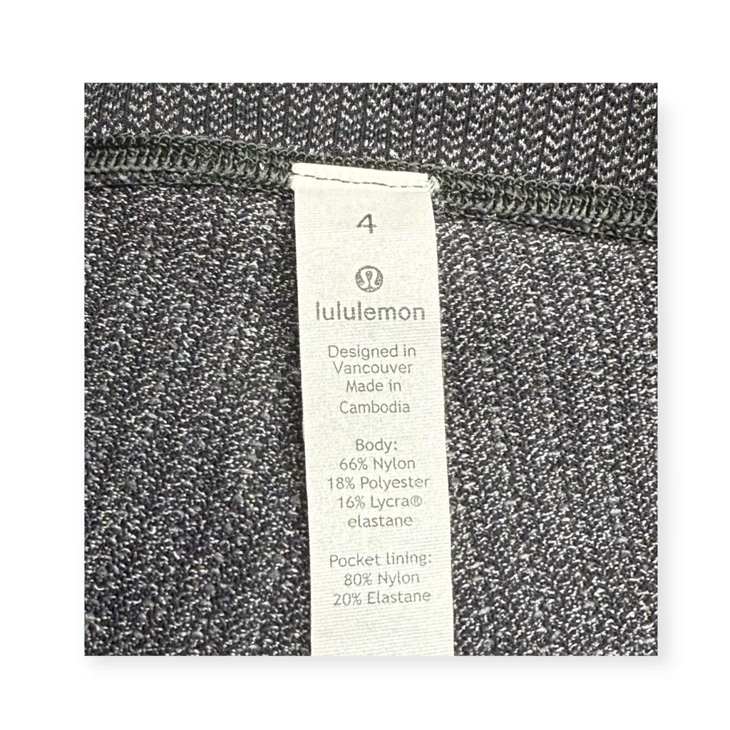 Lululemon ✵ Speed Up Tight 28” ✵ Luon Variegated Knit Heather Black ✵ 4 Yoga Run - Image 12