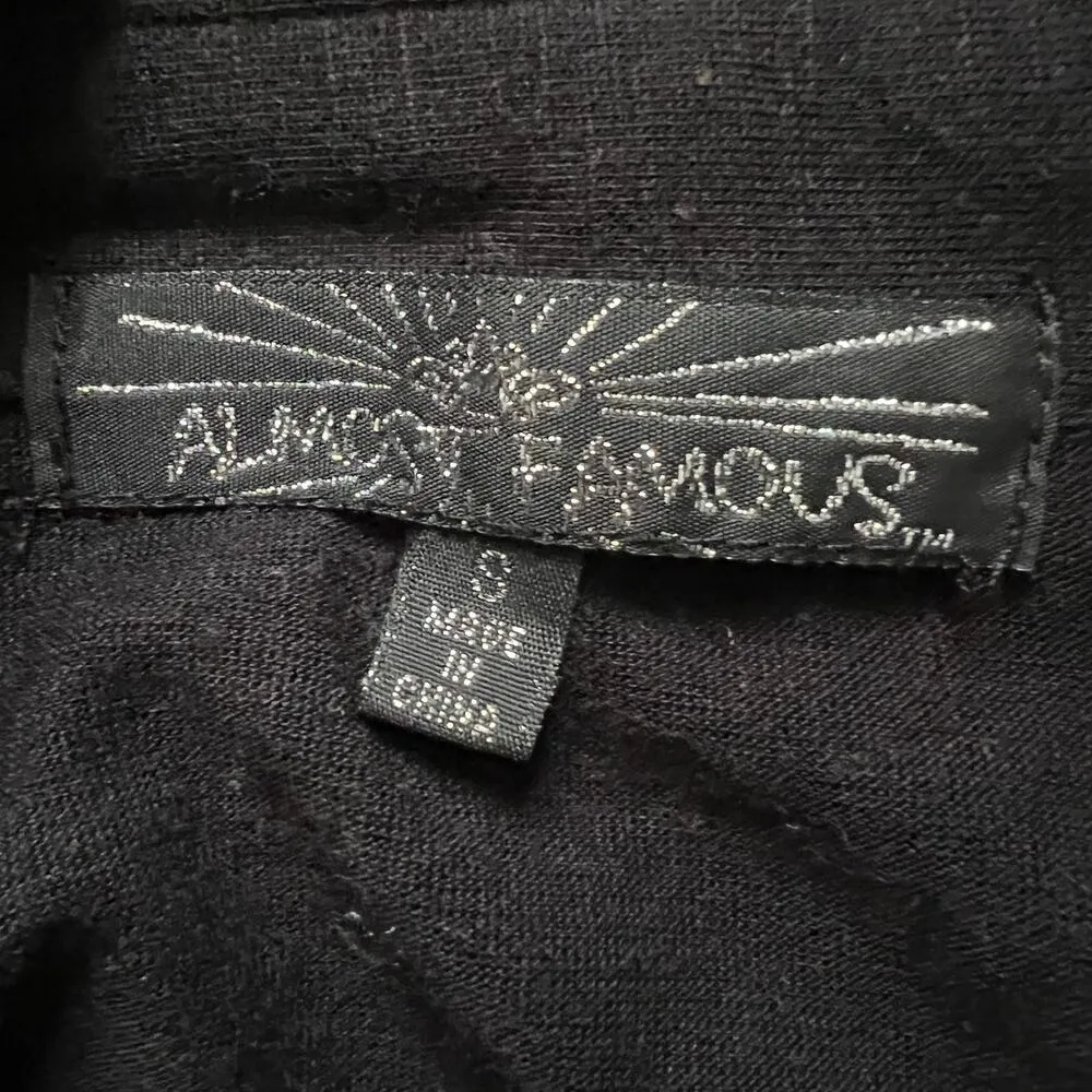 Almost Famous Top Womens Small Y2K Stretch Office Siren Career Academia Preppy - Image 2