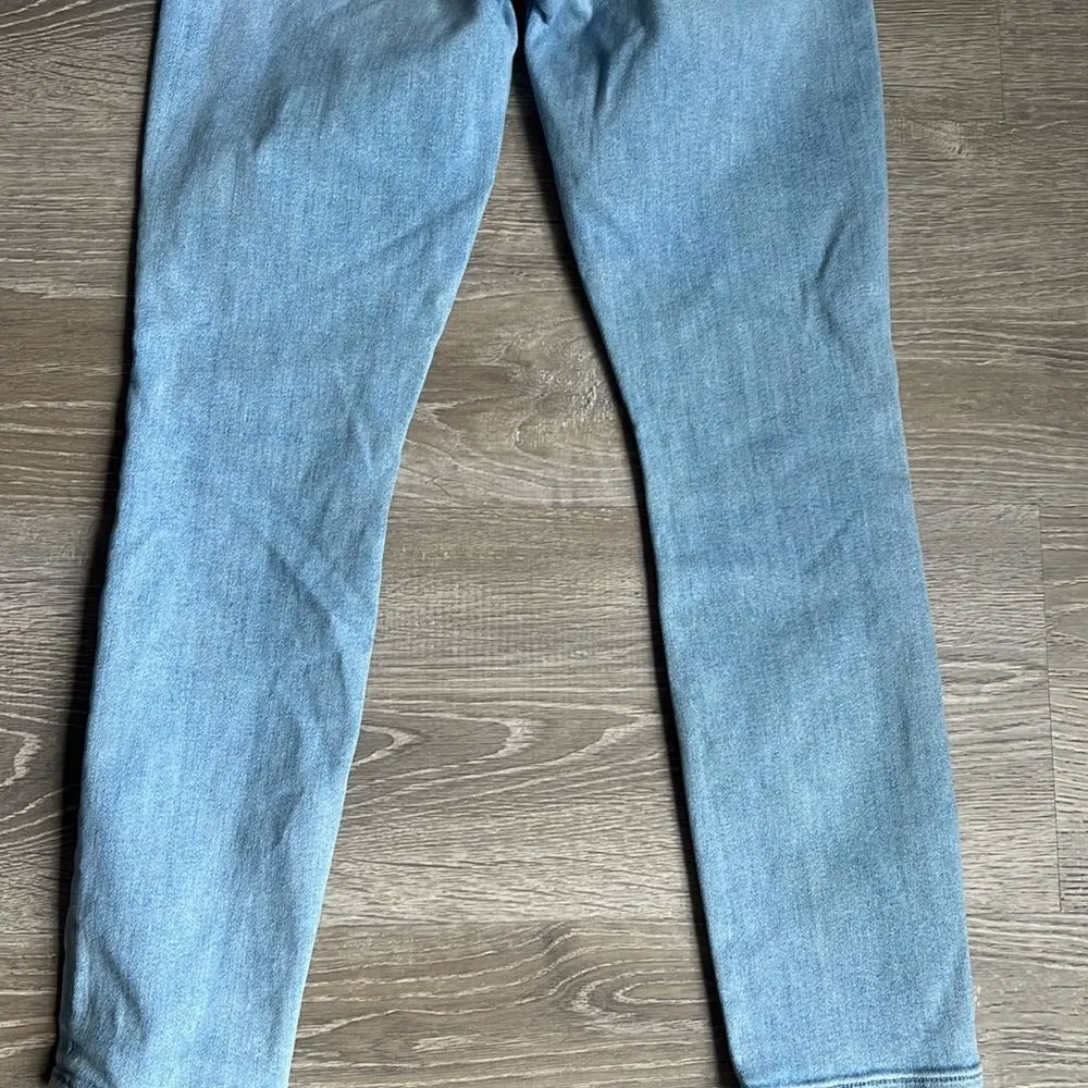 MOTHER The Looker Skinny Jeans in Swimming Pool Sunday Blue Size 26 - Image 15