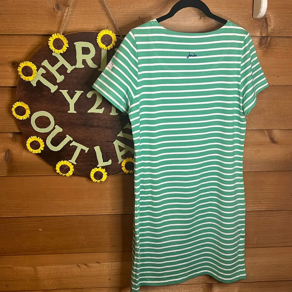 Joules Riviera Stripe Midi Boat Cotton T - Image 8