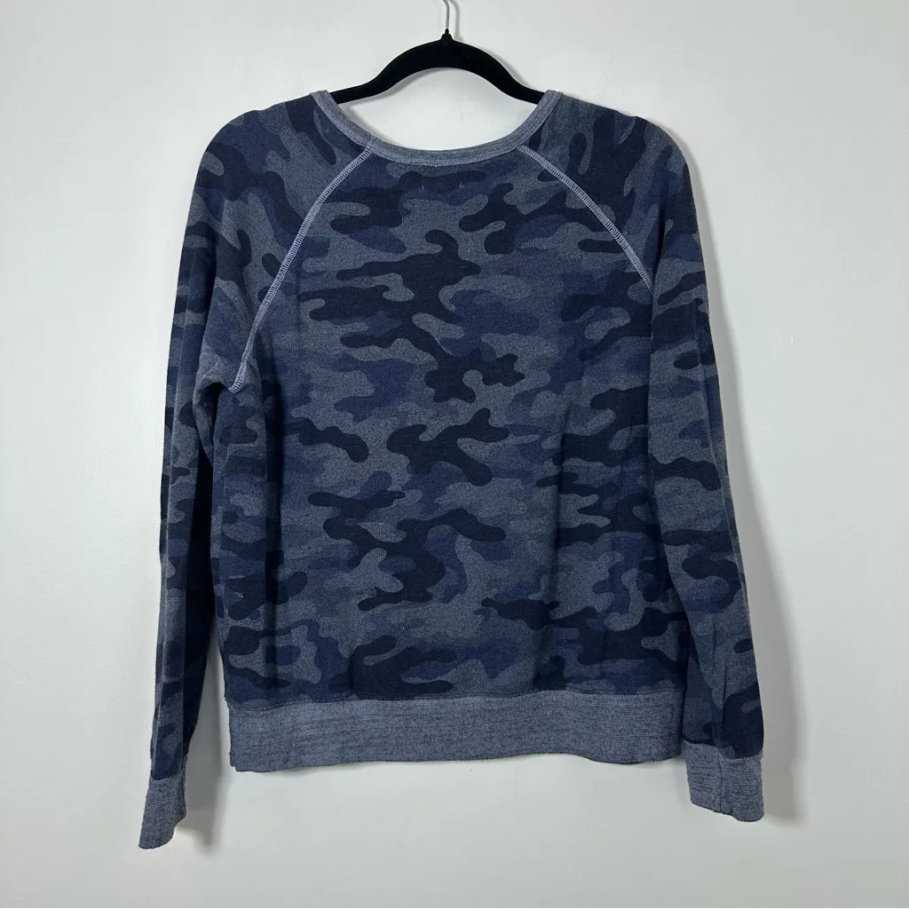 Anthropologie Sundry Camo Pullover Oversized Sweater Size 2 - Image 2