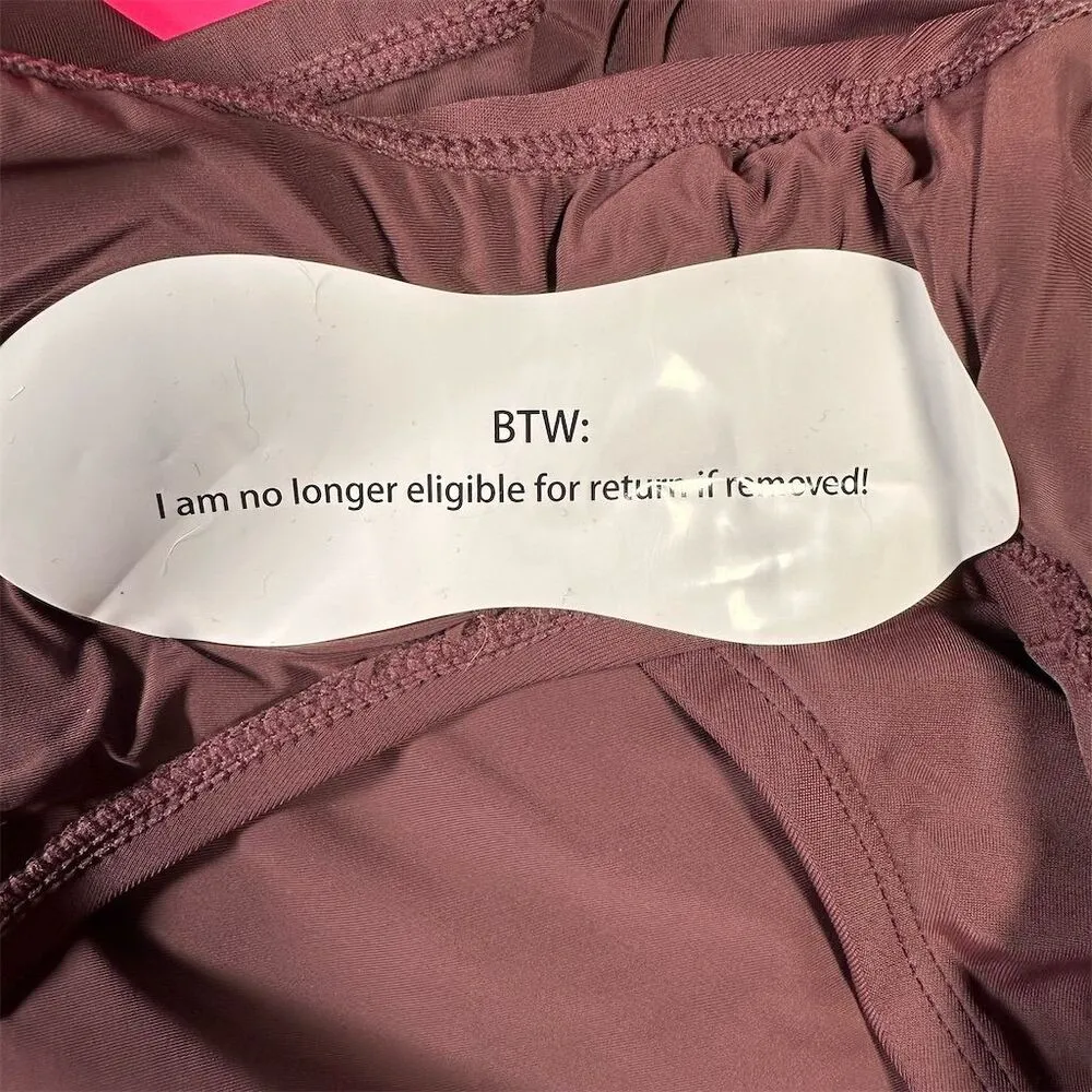 NWT Andie Women's Bikini Bottom XXXL Plus Cocoa Brown Solid Swim Beach Summer - Image 5