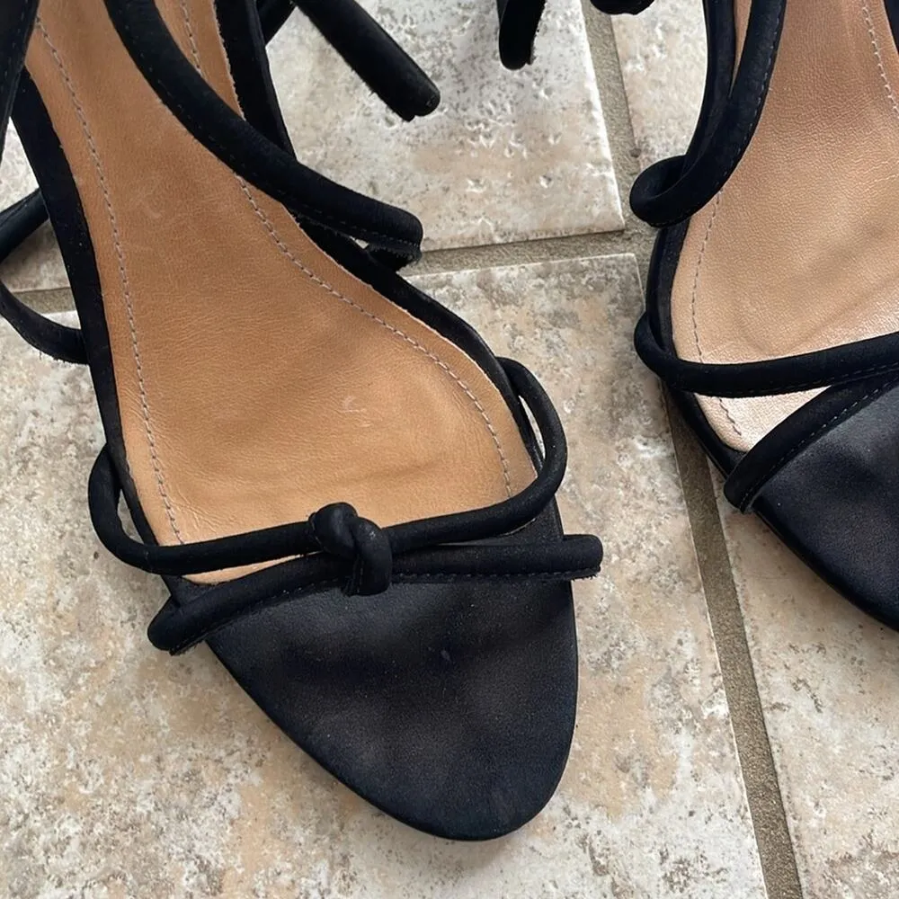 SCHUTZ Nadira Heels Black Suede - Image 3