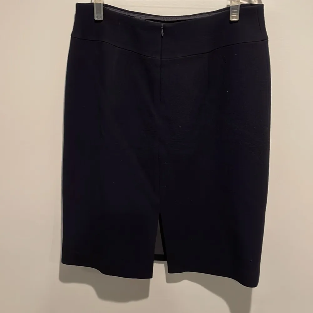 Talbots Petites Collection 100%Wool Midnight Blue Pencil Skirt 8P - Image 3