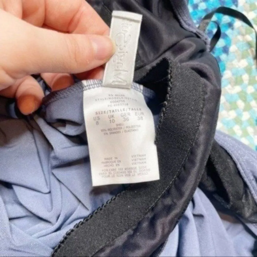 Magicsuit Shimmer Halter Tankini Underwire BRA size 8 Gray - Image 8