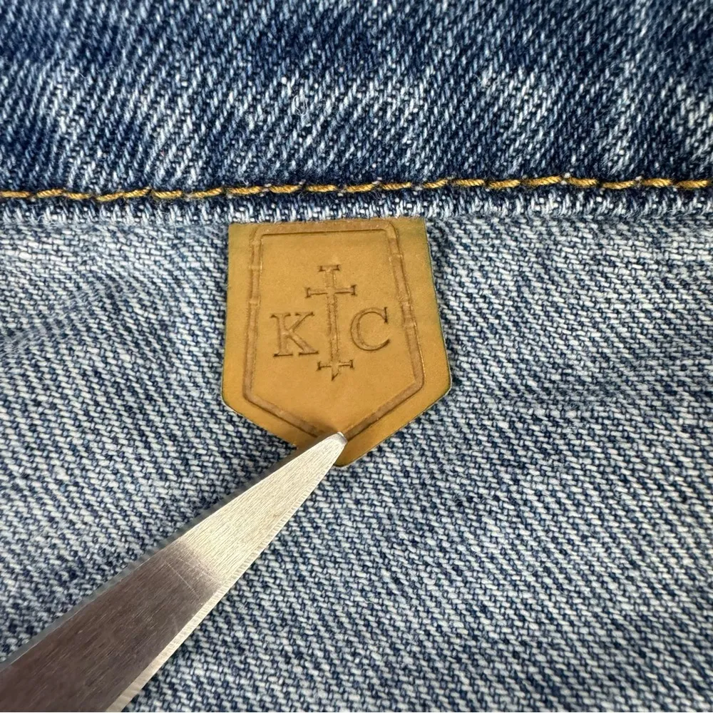 Medium Wash Denim Jacket - Image 7